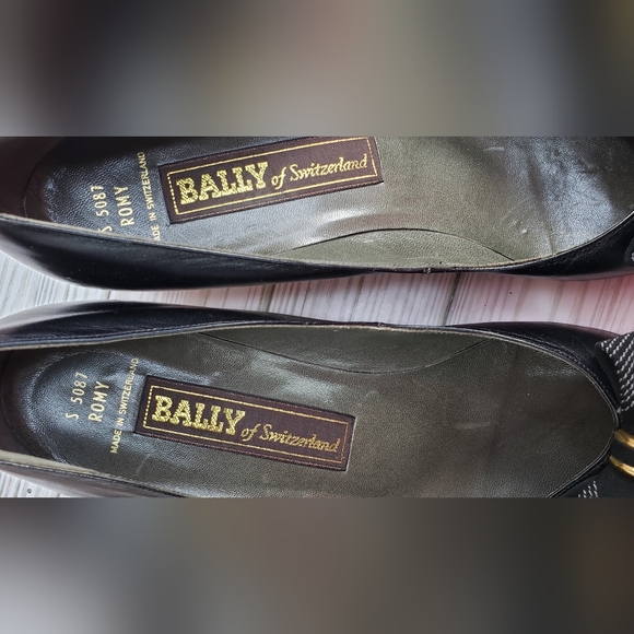 Bally of Switzerland Romy Black Heels size 9 (sw114) - Picture 4 of 10
